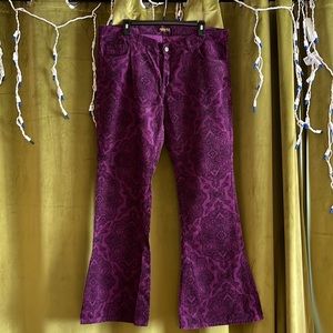 Run and Fly Paisley Corduroy Bells